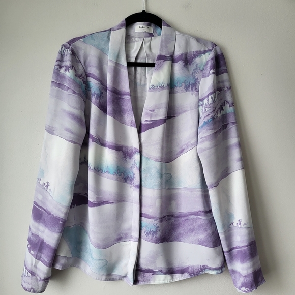 Babaton Tops - Babaton lilac Akira long sleeve V-neck blouse Sz M
